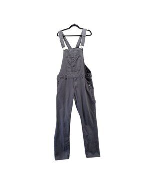 Forever 21 Overalls Womens Large Gray Casual Cotton Adjustable Straps